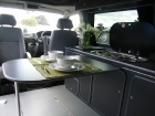 Table with passenger swivel