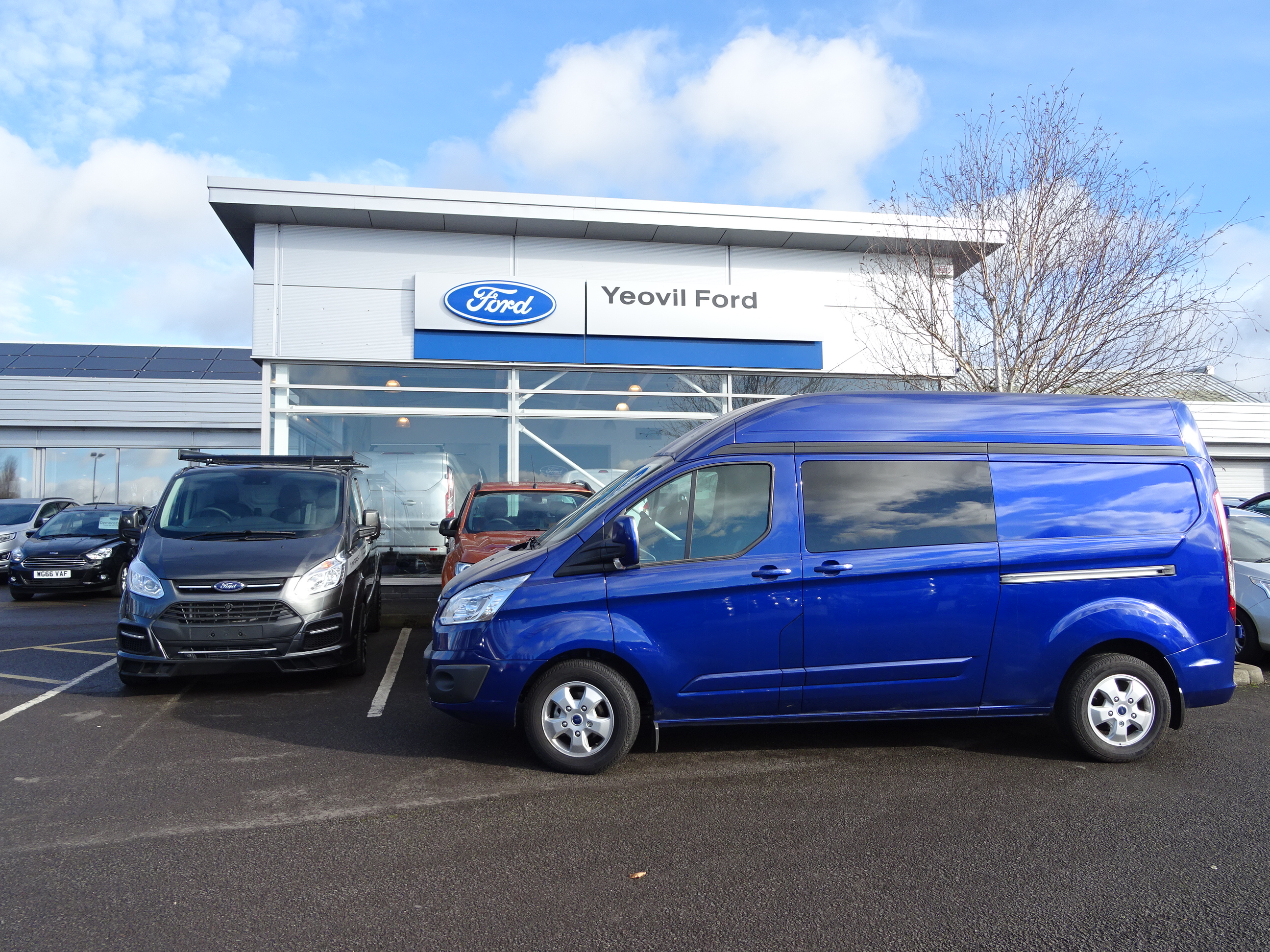 ford transit custom camper for sale